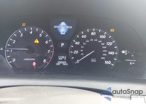 2007 Lexus Ls 460 L z USA, uszkodzony, nr VIN JTHGL46F775009282